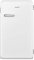 COMFEE' RCD93WH2UKRT(E) Under Counter Fridge Only, 93L Retro Freestanding Fridge with Chiller Box, Adjustable Thermostats, LED light, White