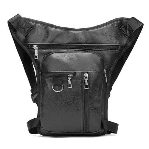 NLONLL Sacoche de Jambe Moto Sac Tactique de Jambes Sacoche Cuisse Homme et Femme Sac de Hanche Pochette de Transport avec Plusieurs Poches pour Voyage Camping Course Equitation Pochette