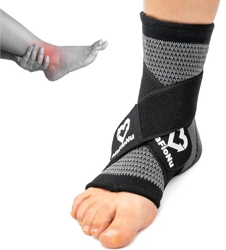 MaFioNu - Cavigliera Ortopedica - Comfort e Protezione con Nylon & Spandex, Adatto a Tutte le Scarpe