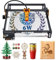 ACMER P1 S Pro Laser Graviermaschine 6W Lasergravur Maschine Lasergravierer für Holz, Metall, Acryl, Leder, Arbeitsbereich 37 * 38CM (Schwarz, P1SPRO 6W)