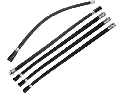 TOYANDONA Tubo Flessibile Per Estintore Ugello in Plastica Resistente, Compatibile Estintori a Polvere, Facile Da Installare e Trasportare, Set Da 5 Pezzi Per Uso Antincendio Professionale