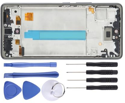 Oxxggkao Digitalizador de pantalla táctil LCD para A53 A536, repuesto para reparación de dispositivos móviles, digitalizador LCD