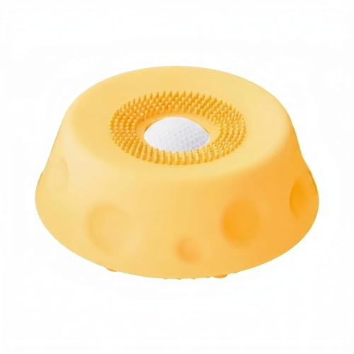 Upgraded Dog Licking Bowl with Ball Slow Feeder Dog Bowl with Anti-Slip Suction Cups 250ml Liquid Treat Lick Bowl for Yogurt Broth Puree Food-Grade Silicone ABS Material Suitable for Dogs Cat Pets