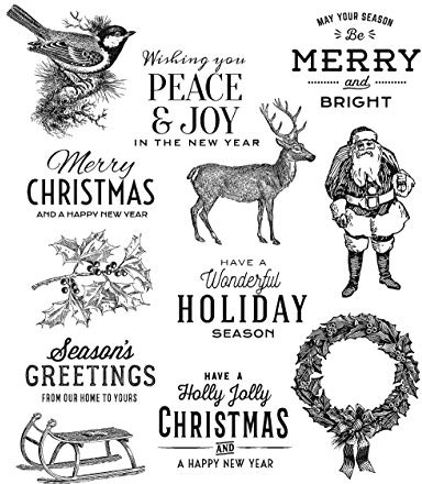 Stampers Anonymous ClingStamp TH Festive Overlay, None