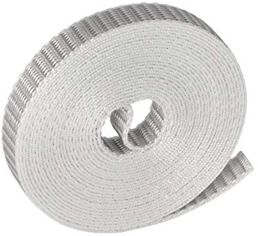 WAREMA Rollladengurt | Breite 14 mm | grau | Länge 5 Meter | Rollladen Gurtband | Reparatur | Rollladen-Aufwickler