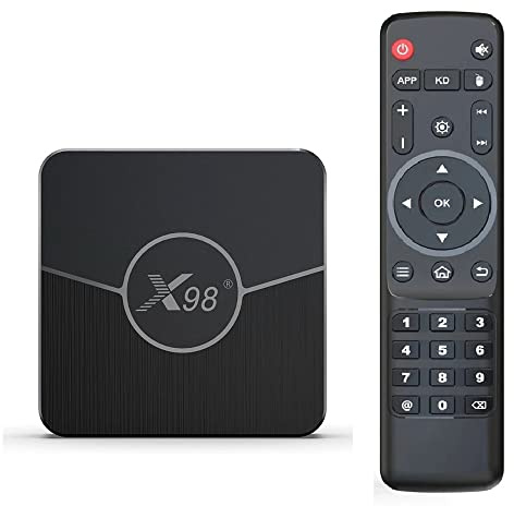 Android 11.0 TV-box, X98 Plus Amlogic S905W2 fyrkärnig RAM 4 GB ROM 64 GB dubbel WiFi 2.4G/5.8G BT4.2 4K 6K AV1 Home Smart Media Player, Android TV-box