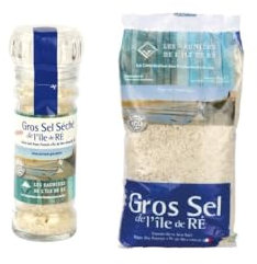 Set Gros sel avec moulin à sel 80g et recharge gros sel de mer celtique (1kg) Les Sauniers Ile de Ré