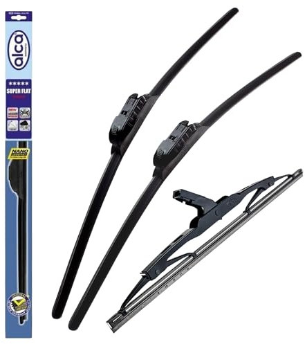 alca Super Flat Wipers Fits Land Rover Evoque 2011-2018 Full Set Front And Rear Wiper Blades SF-242111