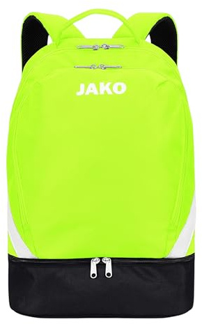 JAKO Rucksack Iconic 1814 Neongrün/Schwarz One Size