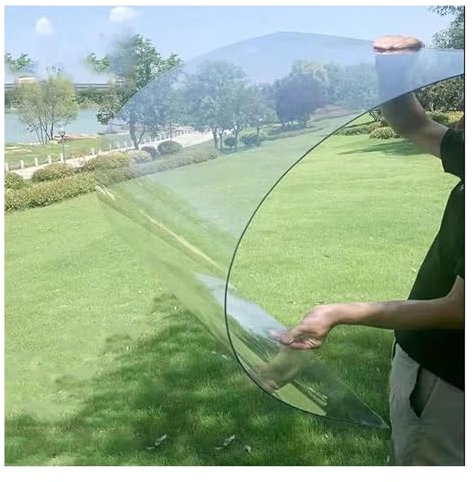 ZLRBN Serre Polycarbonate, Carte D'endurance PC Claire, Plaque Polycarbonate pour Serre Jardin, pour Auvent de Serre DIY, Facile À Couper (1.56x7m/5.1x23.0ft)