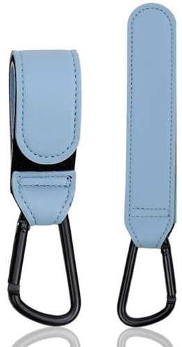 TPZORJX 2pcs Kinderwagen Haken für Taschen -kinderwagen zubehör， Großer Universalkarabiner für Kinderwagen, Robuste Karabinerhaken Taschenhalter, Anhänger für Kinderwagen in Universeller Passform