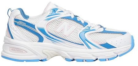 New Balance Herren/Damen Sneakers Oxford, Blau/Pink/Weiß, 7.5 Women/6 Men