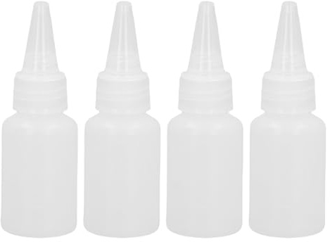 aqxreight Flacone da Spremere in Plastica da 100 Pezzi, 30 Ml, Piccolo Flacone di Erogazione di Liquidi Traslucido con Scala per Picnic da Viaggio, Arti, una Misurazione su Scala Bottiglia da