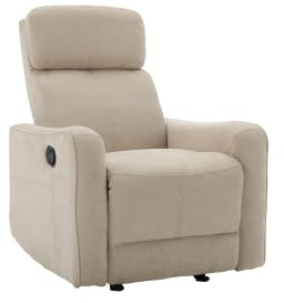 ASTAN HOGAR Sillón Mecedora Relax Reclinable, Modelo Gery AH-AR50100BG