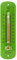 Lantelme 5 Stück Außenthermometer Metall in Grün Temperatur -30°C bis 50°C | Analog Thermometer 19cm Retro Vintage Look für Außen Innen Terrasse Garten | Gartenthermometer (Grün)