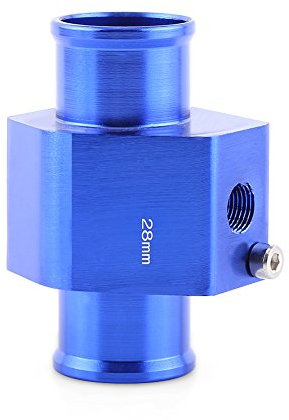 Keenso Tubo universale per temperatura dell'acqua, adattatore per tubo flessibile radiatore in alluminio, 26 mm - 40 mm (28 mm) Altri accessori per auto e moto
