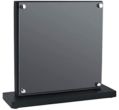 PAREKS Bloc de couteaux magnétique double face en acrylique magnétique pour couteaux, organiseur sans couteaux, accessoires de cuisine pour la cuisine