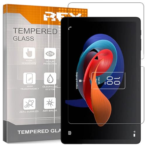 REY Pellicola salvaschermo per TCL Tab 10L 10,1 Gen 2, Pellicole salvaschermo Vetro temperato, di qualità Premium Tablet