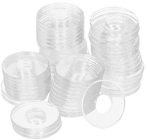 VINTORKY Rondelles En Plastique 500 Pièces X 10 X 1 Mm Joints Plats Ronds Rondelles À Vis En Vinyle Pour Accessoires De Poignée De