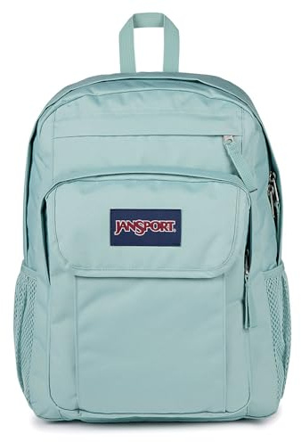 JANSPORT Union Pack Großer Rucksack, 15in -Laptopfach, 42 x 14 x 32 cm, Faded Sage (Green)