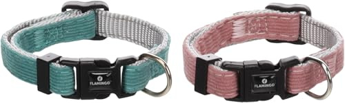 Collier Chien – Puppy Elfi Multicolore XXS | 15-25cm x 10mm x 2mm, Nylon côtelé, clic