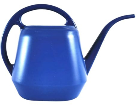 jojofuny Regadera para Flores y Plantas de Interior y Exterior Jarra de Riego Multifuncional Caño Largo Capacidad Grande Color Azul Oscuro Ligera y Portátil para Jardinería Doméstica