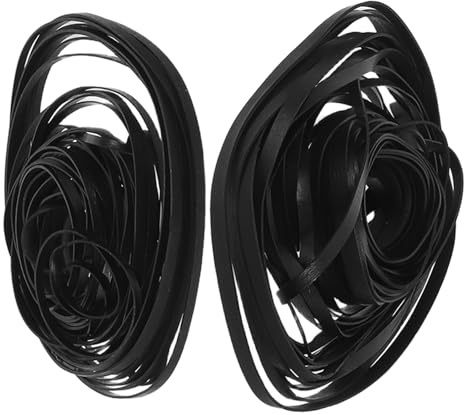 Ciieeo 100 Piezas Correas de Casete Planas de Goma para Grabadora de Cintas Correa de Transmisión para Reproductor de CD y Tocadiscos Reemplazo para Uso Grabadoras de Cintas