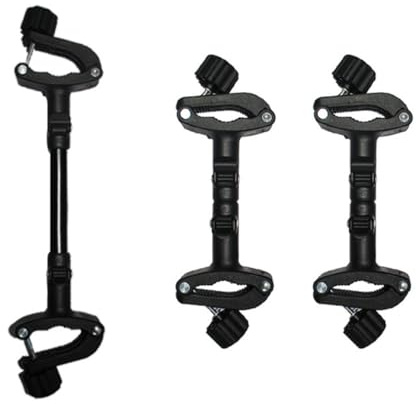 LIOOBO Twin Stroller Connectors for Outdoor Family 3pcs Lightweight Iron and Plastic Adjustable Connectors Supporting Long Term Use for Baby Cart Pushchairs with Two Boys and Girls