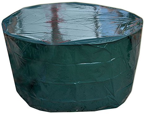 Sanfor Schutzhülle für Gartentisch Rund Premium-Möbel-Abdeckhaube - Durchmesser 160 cm - hoch 80 cm