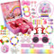 Adventskalender 2025 Kinder Mädchen, 24 Tage Weihnachts-Countdown-Geschenk Schmuck Adventskalender einschließlich Spielzeug und Haarschmuck, Geschenke für Mädchen