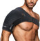 Suptrust Shoulder Brace for Women and Men: Shoulder Pain Relief Rotator Cuff Support Brace - Adjustable Fit Sleeve Wrap Relief for Injuries and Tendonitis(Black, Large/X-Large)