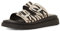 Tamaris Damen Klassische Ballerinas, Frauen Flats,Comfort Lining,TOUCHit-Fußbett,Slip-ons,klassisch elegant,Ballerinen,Zebra,37 EU