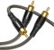 RAWAUX Cable RCA 1 a 2 Cable de Audio RCA 1 Macho a 2 Machos Y Splitter para Subwoofer Estéreo para Amplificador, HDTV, Altavoces y Home Cinema 1M