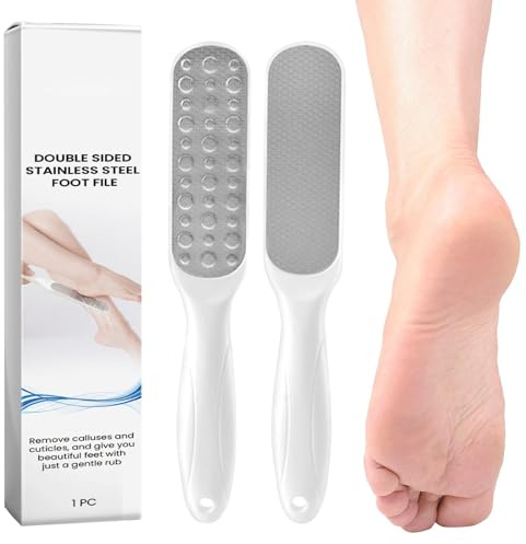 de pedicura profesional para pies, removedor de callos escofina para pies | Rascador de pedicura de acero inoxidable | Herramienta portátil para el cuidado de los pies, eliminación de callos para muje