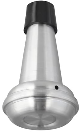 NEIQIUWING Trumpetdämpare, silver, aluminium, kompakt tystgående för trumpet och kornett, 11 cm, 35,5 g
