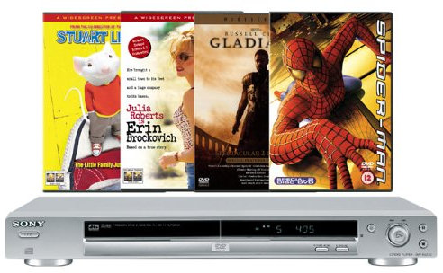 Sony DVP-NS330 DVD Player With 4 Free DVD's