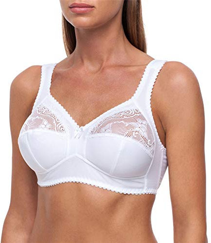 frugue Non Wired Comfort Wireless Support Bra White 38 E