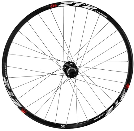 ZTZ 26/27.5/29 Mountain Bike Wheelset，Ultralight Aluminum Alloy Rim 32H High Strength Bike Wheels， Quick Release Disc Brake MTB Wheel Set， Compatible 7-12 Speed Cassette