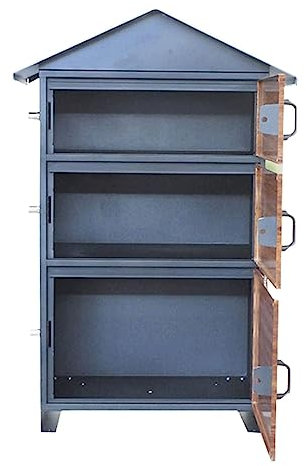 WxuuLTGJR Buzones Buzón de Correo de Metal con Cerradura de Llave, buzón de decoración Seguro con Cerradura, buzón de Letras, decoración del hogar, Caja de Paquete de Negocios de Oficina Hermoso