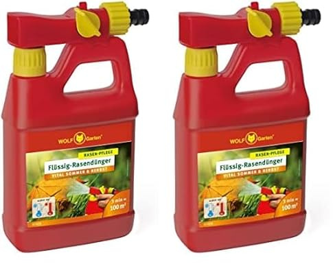 WOLF Garten Lv 100 B-Flüssig-Rasendünger (Packung mit 2)