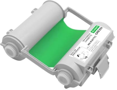 JGHFReW Cinta de Transferencia térmica SL-R101T Compatible con MAX CPM-100G5C CPM-100HG5C CPM-100HG5 100HG5C Las impresoras de Etiqueta también Funcionan con Cintas R103T R104T(R107T and Chip Green)