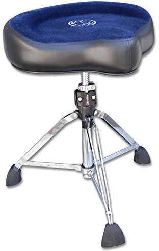 Roc-n-Soc - Sgabello per batteria con base Gibilterra, colore: Blu