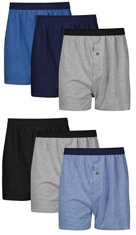 Hanes Mens Comfortsoft With Comfort Flex Waistband, Multiple Packs Available Boxer Shorts, Assorted - 6 Pack, 3X-Large US