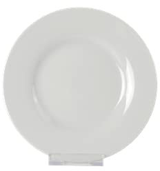 aro Lot de 6 assiettes à entrée, Ø 15 cm, blanches
