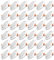 Tofisr LED Einbaustrahler Flach 230V Inkl. 36x 5W Einbauleuchten Slim Deckenstrahler IP20 Downlights Kaltweiß 6000K LED Spots Set