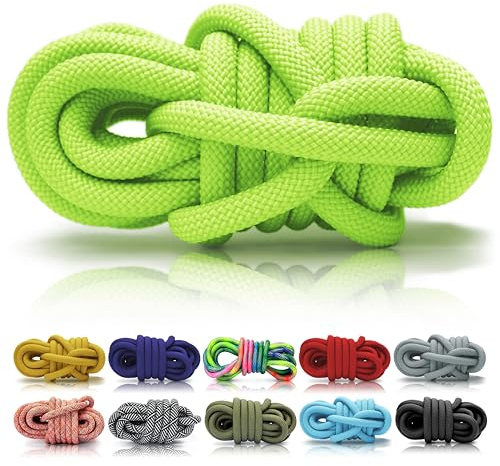 Ganzoo PPM rep 5 m, 8 mm, hellgrön, flätat polypropylen multifilament för knutar och flätmönster, gör egna hundkoppel och halsband, hästgrimma, nyckelring, armband, mobilkedja, takling