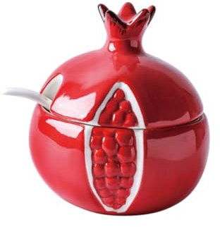 Zerodeko Gewürzdose Aus Keramik Zuckerdose Mit Deckel Gewürzbehälter Zuckerdose Für Die Küche Marokkanischer Online Shop Marmelade Dose Aufbewahrungsbox Für Teedose Box-rack Modellieren