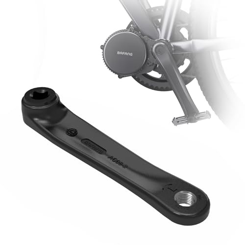 BAFANG Kurbelarme L/R - 170mm Aluminiumlegierung für 8fun Mittelmotor BBS01 BBS02 BBS01B BBS02B BBS-HD, Ersatzteil mit Diamantloch für E-Bike-Umrüstsatz (Links)