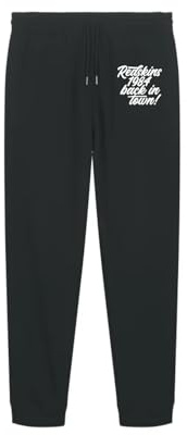 REDSKINS Junior Jogging Redskins Enfant Pantalon de survêtement, Noir, 16 Ans Garçon