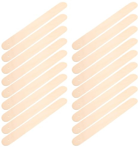 OUNONA Palitos de Madera para Manualidades 150x18mm 50 Unidades Palos Anchos para Hacer Helados y Bricolaje Herramientas Prácticas para Moldes de Paletas de Hielo
